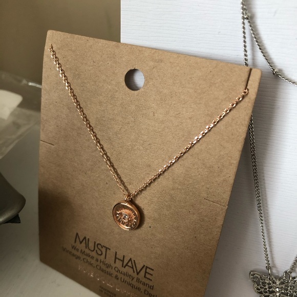 Brandy Melville Jewelry - Rose gold dipped necklace